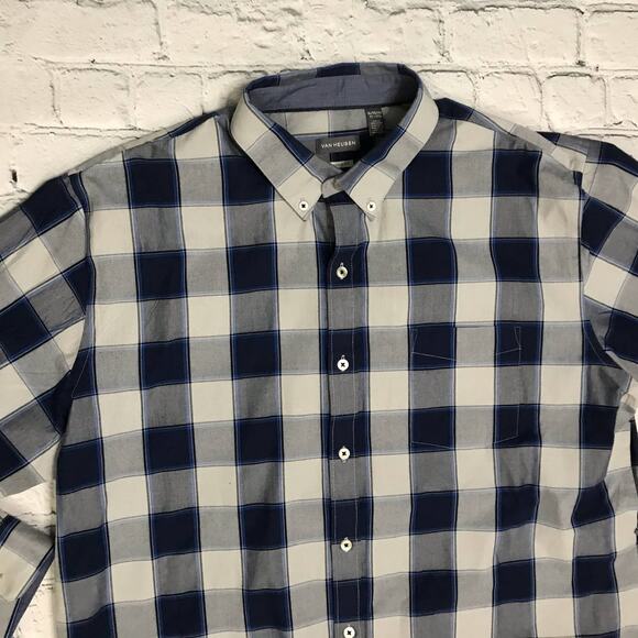 Blue Medium Square Button Down Shirt - Picture 2 of 9